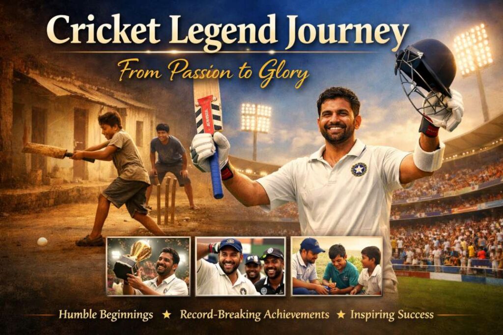 Cricket legend journey